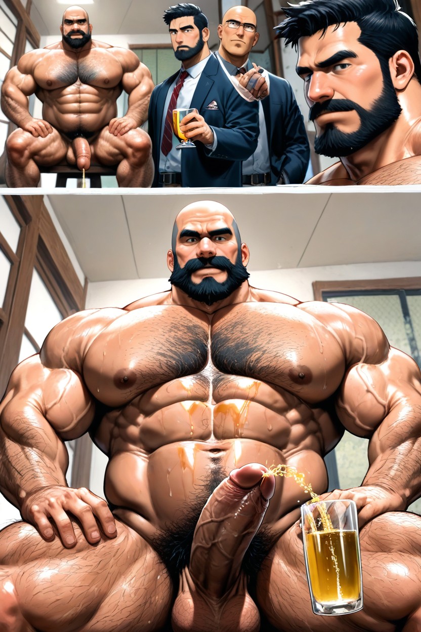 Black Hair, All Faces Visible, Pubic Hair AI Gay Porn