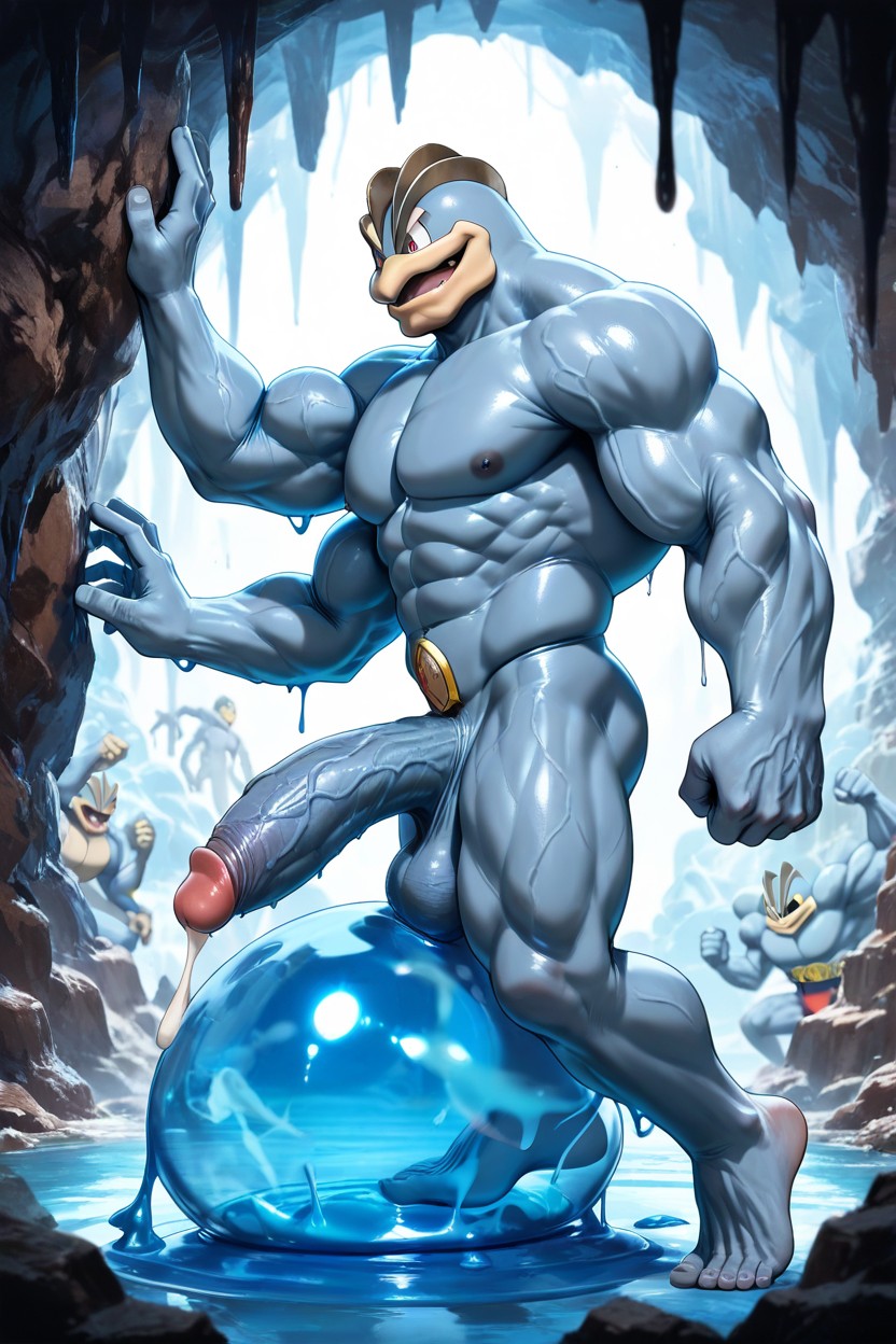 Machamp Only, Machamp, Completely Naked AI Gay Porn