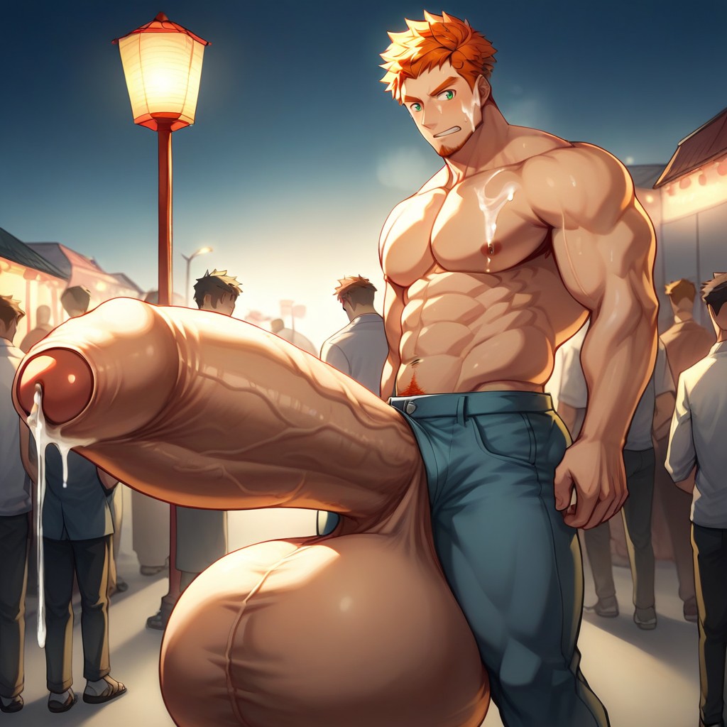 Hd, Impossibly Long And Thick Cock, Kimono AI Gay Porn