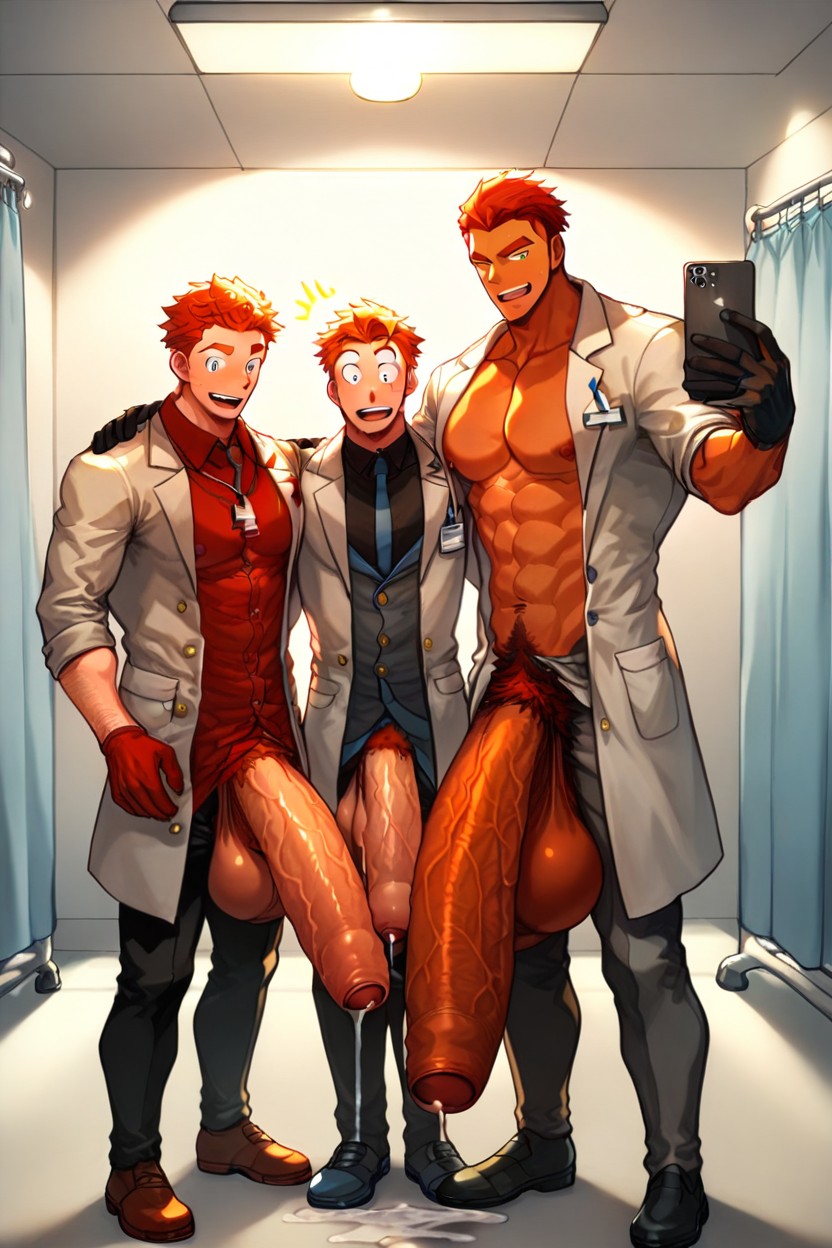 Raining, Ginger Pubes, + Ginger Man AI Gay Porn