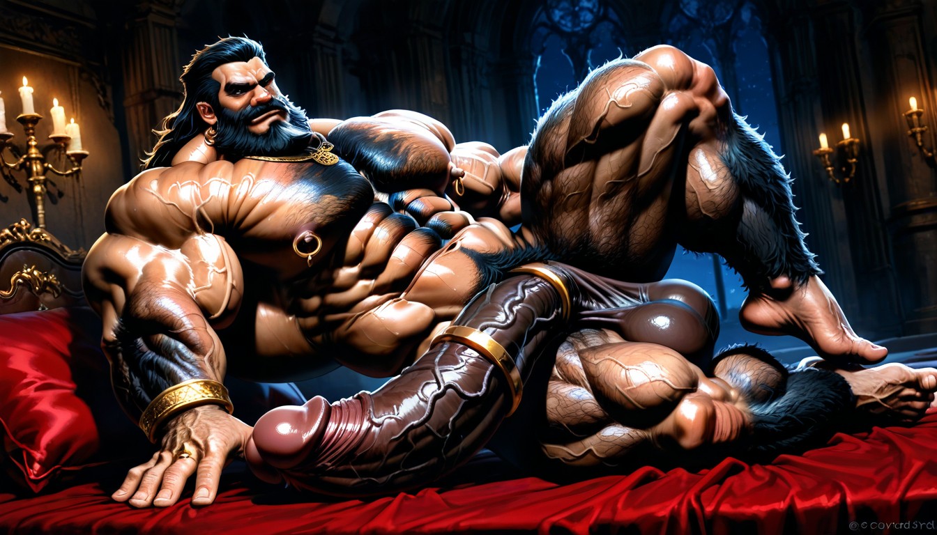 Thick, Gigantic, Hyper Hairy Body AI Gay Porn