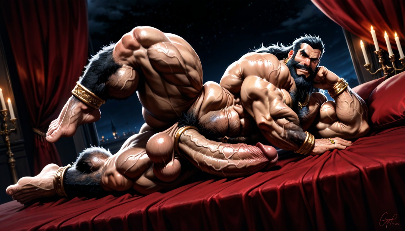 Bodybuilder, Gigantic, Veiny Muscles AI Gay Porn