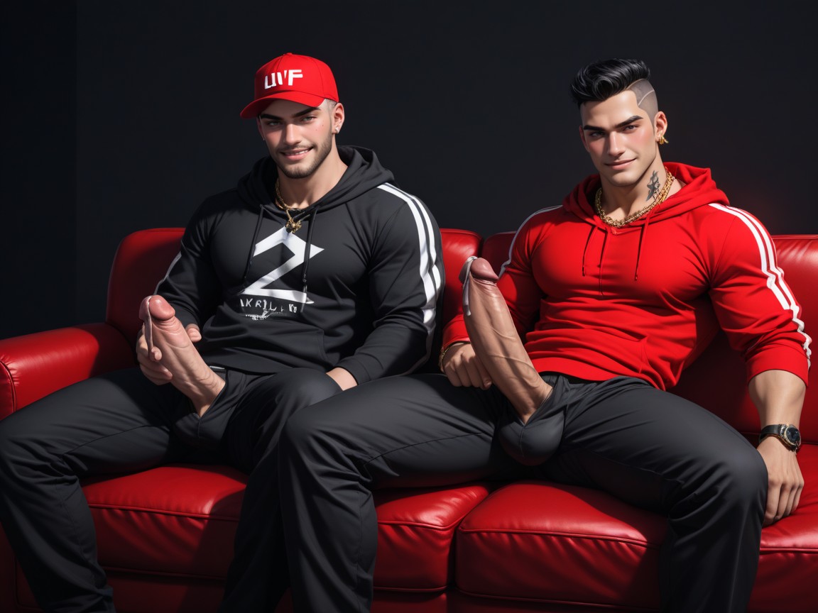 Private Domination In Vip Room, Cute, Sweatpants AI Gay Porn