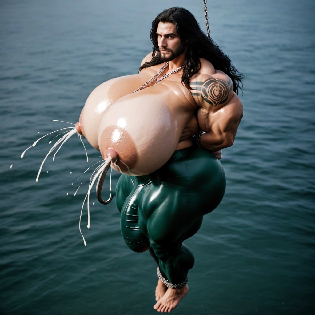 Oversized Muscles, Angry, Top Down AI Gay Porn