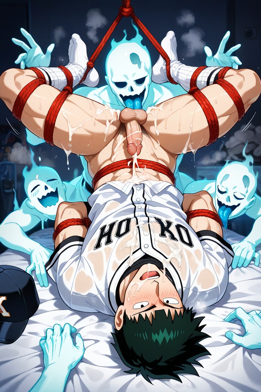 Steam, Sweat Vapor, Sweat AI Gay Porn