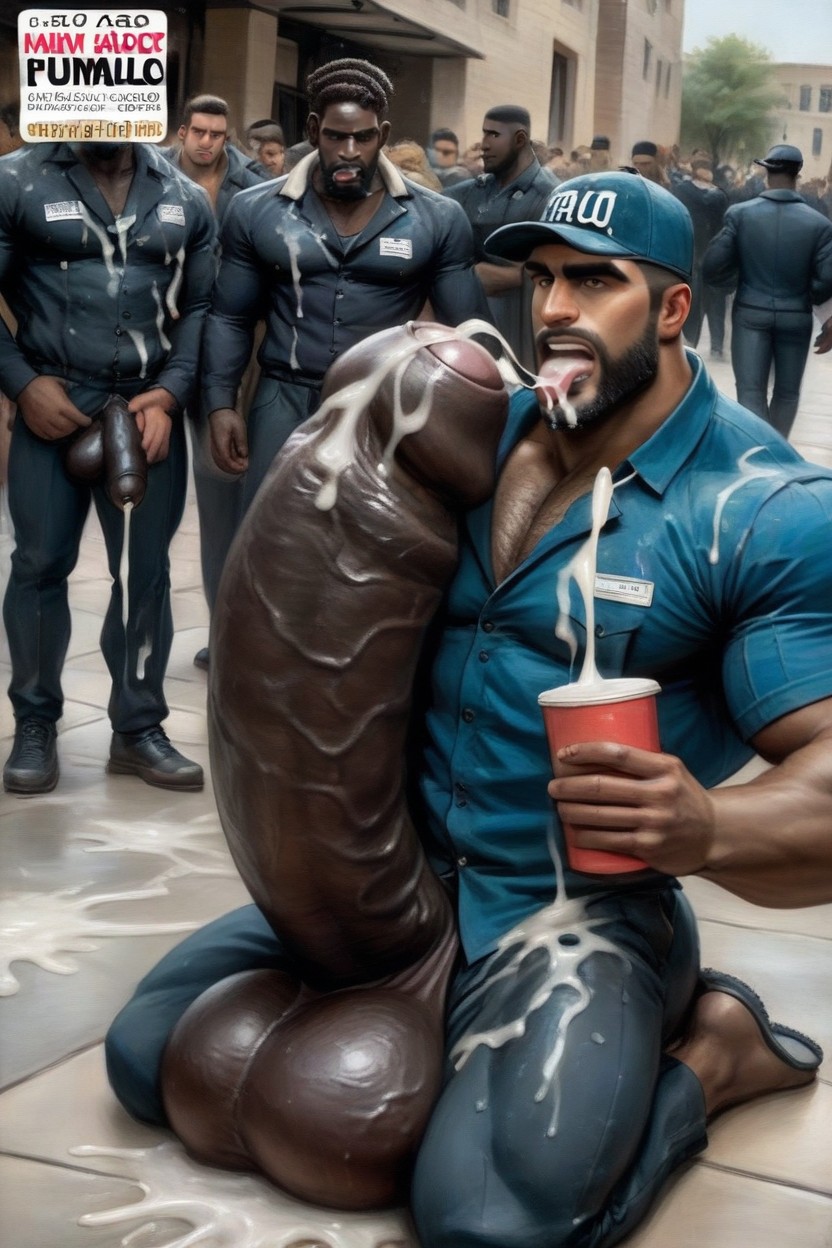 Looking Disgusted, Correct Anatomy, 18+ AI Gay Porn