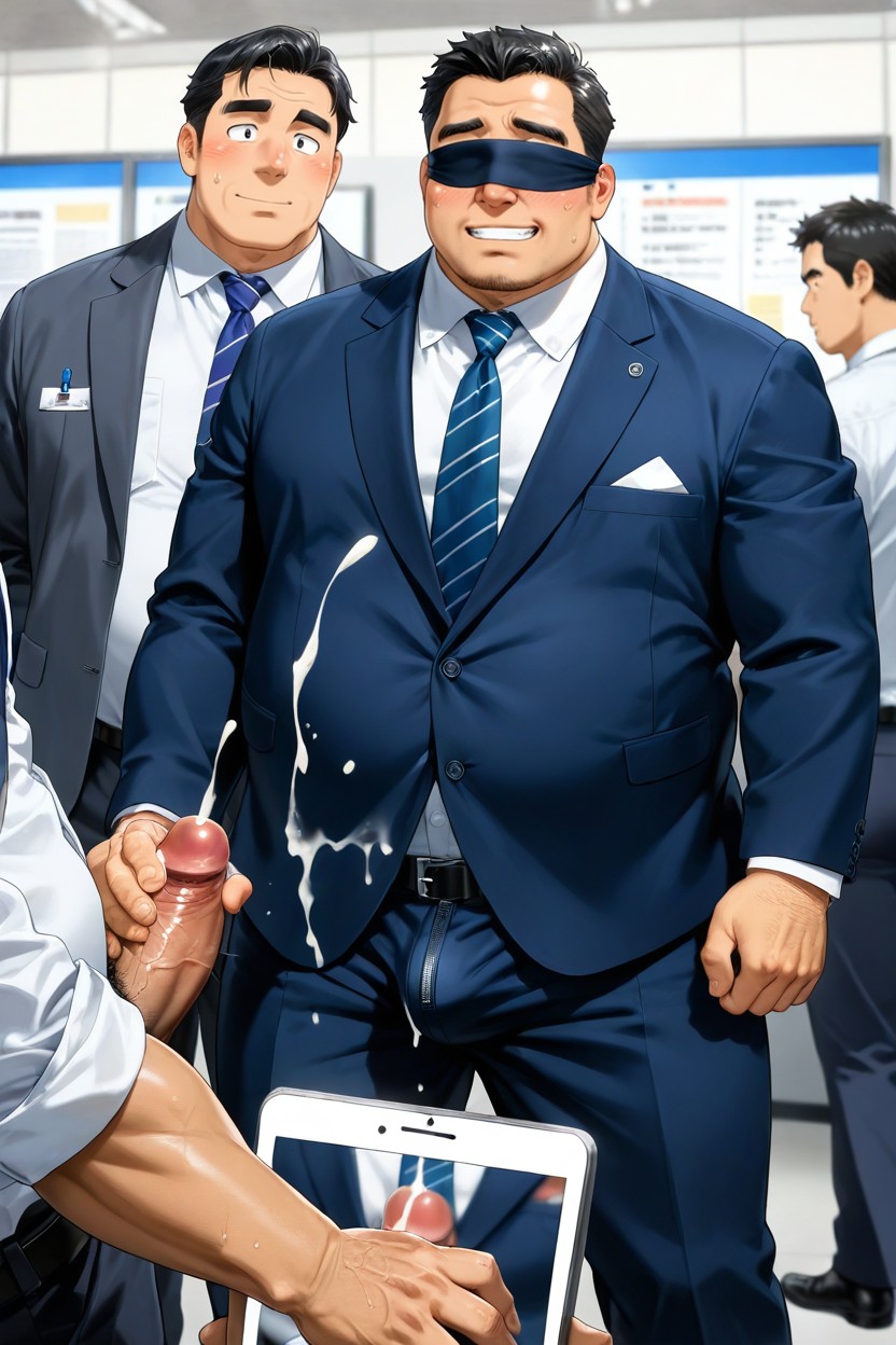 18+, Fat, 2 People AI Gay Porn