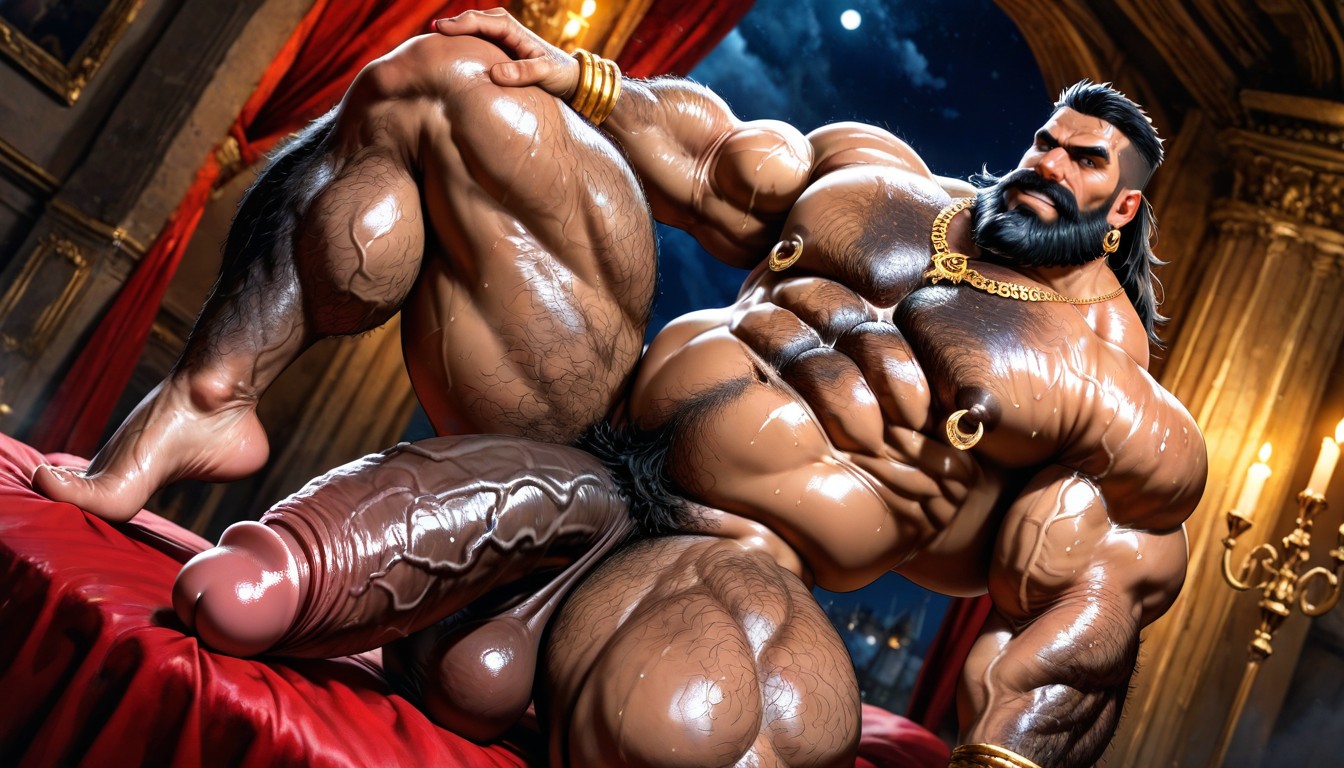 Veiny Muscles, Hyper Muscles, Candelabra Light AI Gay Porn