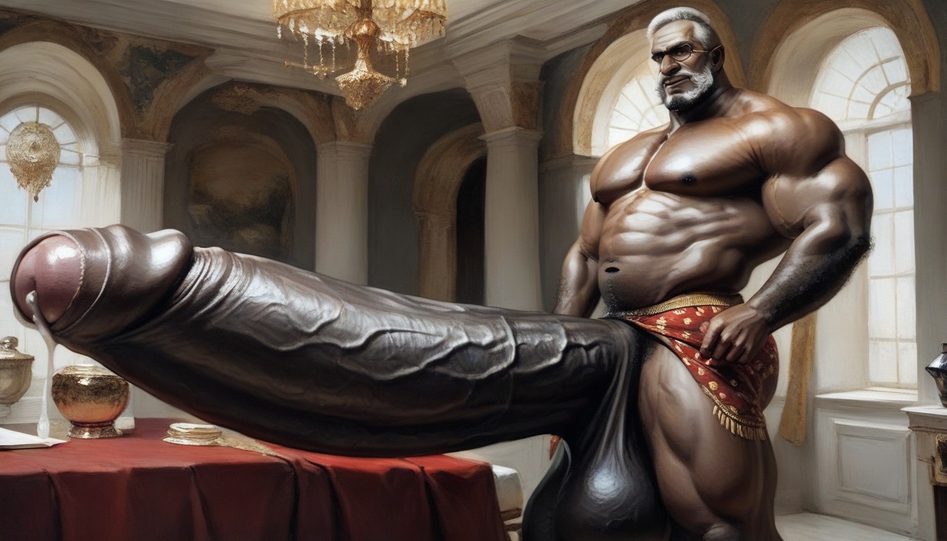 Fix Glitches, Correct Anatomy, Handsome Black AI Gay Porn