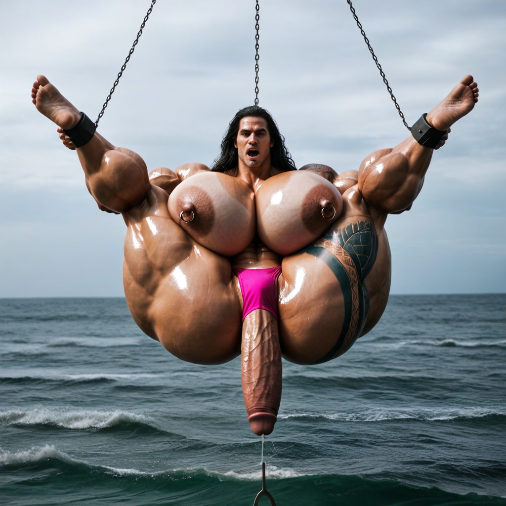 Extremely Large Ass, Cosplay, Top Down AI Gay Porn