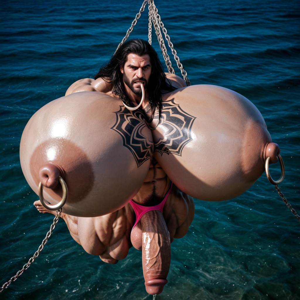 Cosplay, Arms Behind Back, Extremely Large Ass AI Gay Porn