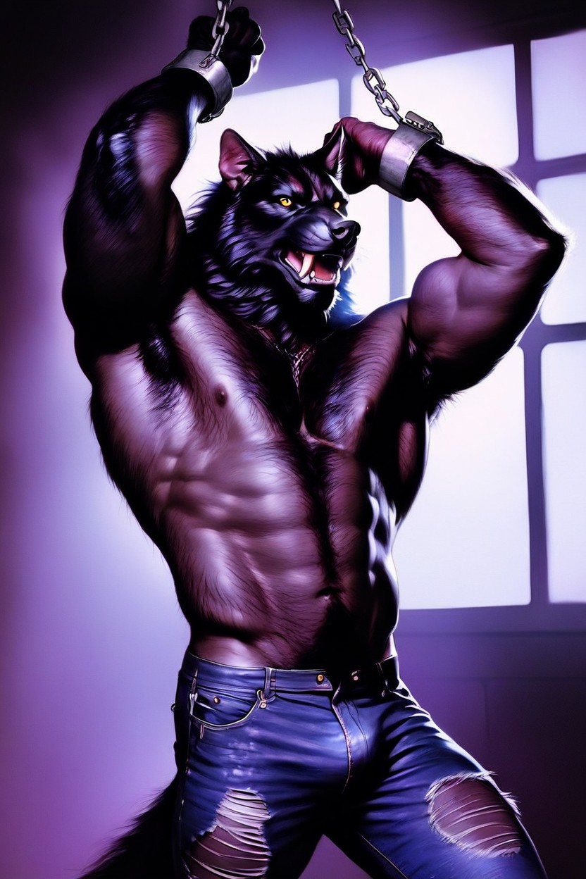 Pulled Apart, Standing, Mist AI Gay Porn