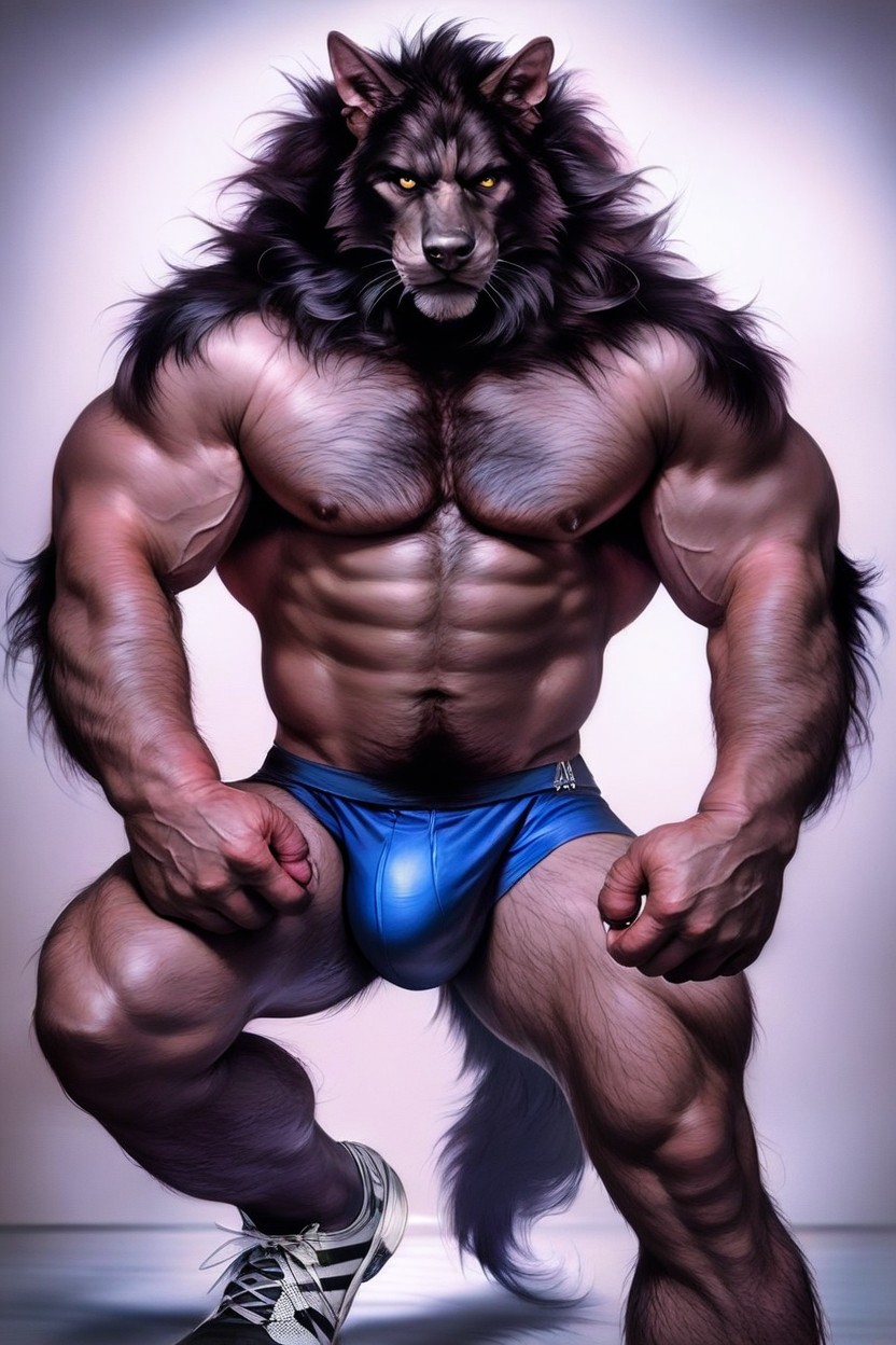 Large Back Muscles, K Resolution, Photorealistic AI Gay Porn