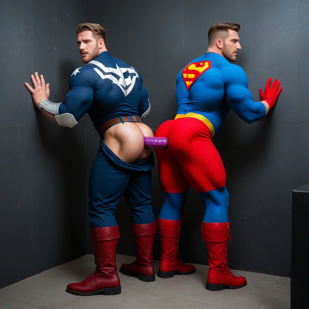 As A Hypermasculine Man, Red Boots, Red Briefs AI同性戀黃片