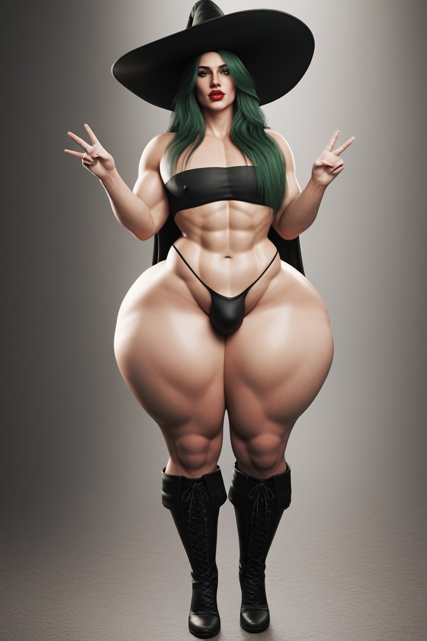 전신, Erect Nipples, 작은 게이 AI 야짤