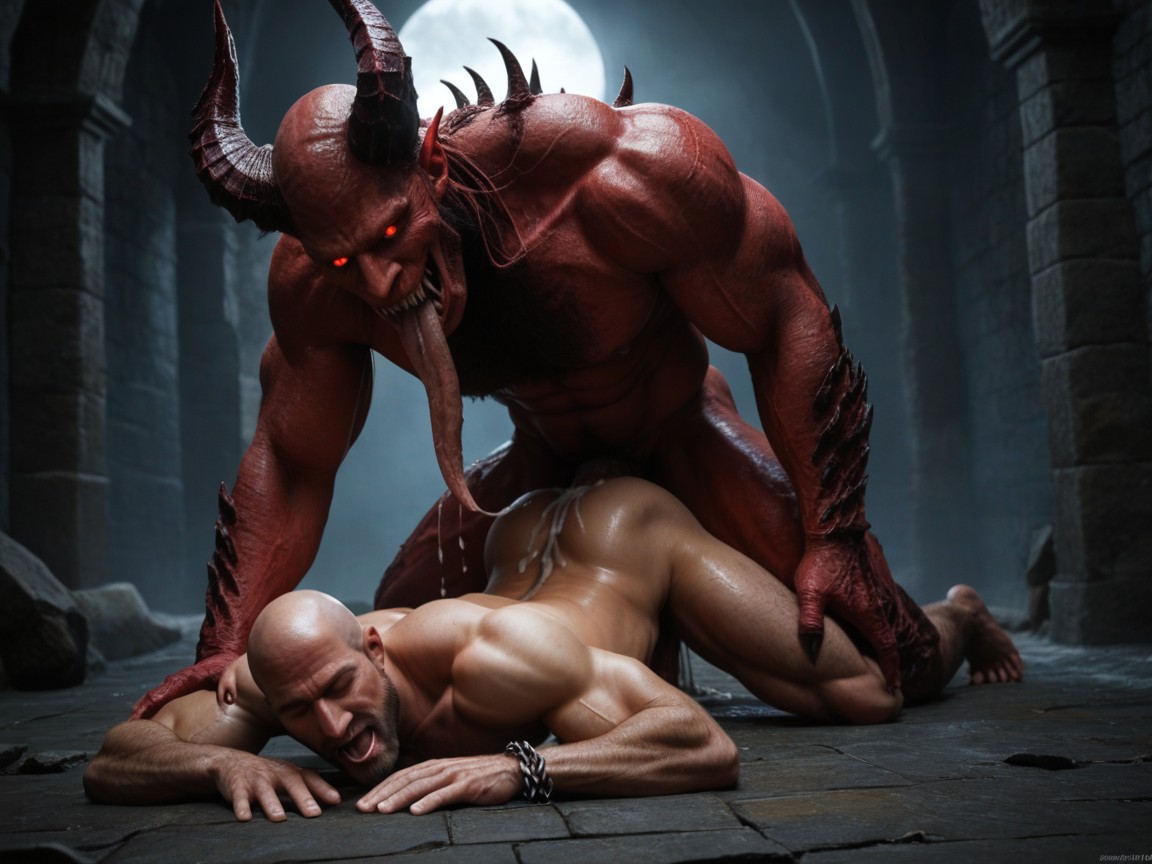 Gaping Hole, Motion Lines, Sex Demon ゲイAIポルノ
