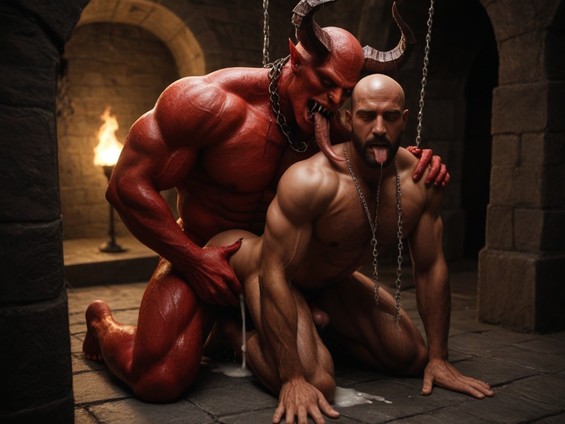 No Mercy, Anal Penetration, Infernal Diabolic Satan Fucks A Human AI同性恋黄片