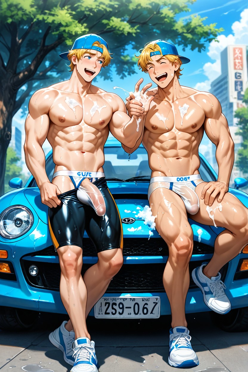 笑, Men Only, Blonde Hair AI同性戀黃片