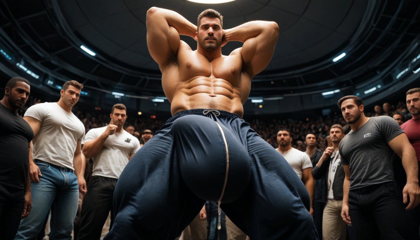 Throbbing Pants Bulge, Some Men Have Dick Exposed Through Zipper, Big Erection Clearly Visible In Bulge Porno gay IA