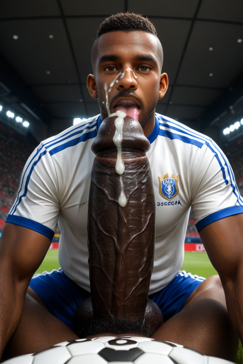 Voyeur, Messy Cum Facial, Soccer Stadium Porno IA gay