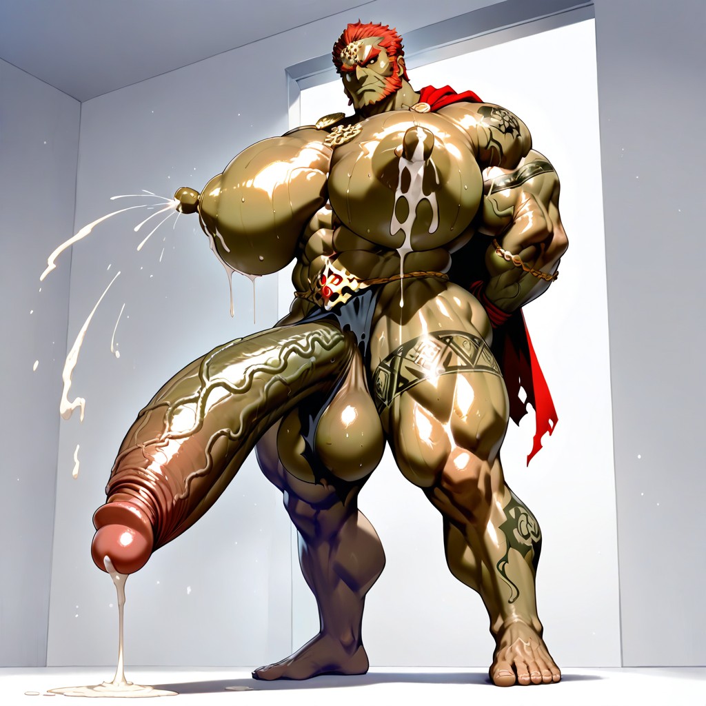 Muscular, Angry, Full Body AI Gay Porn
