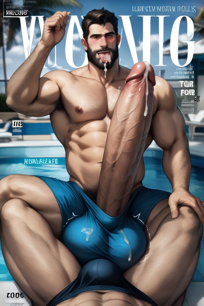Scruffy, Hyper Balls, Open Clothes AI Gay Porn