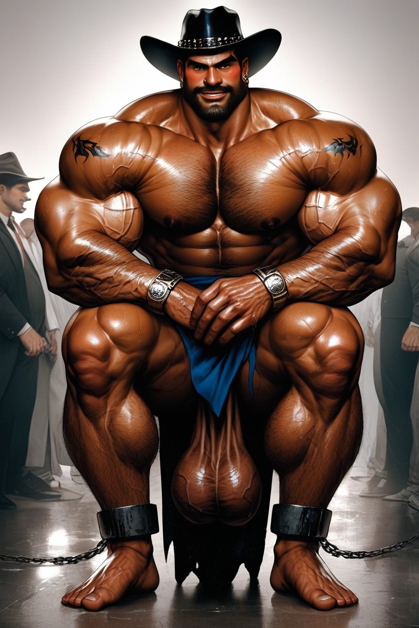 Hyper Balls, Drooling, Tattoo Porno IA gay