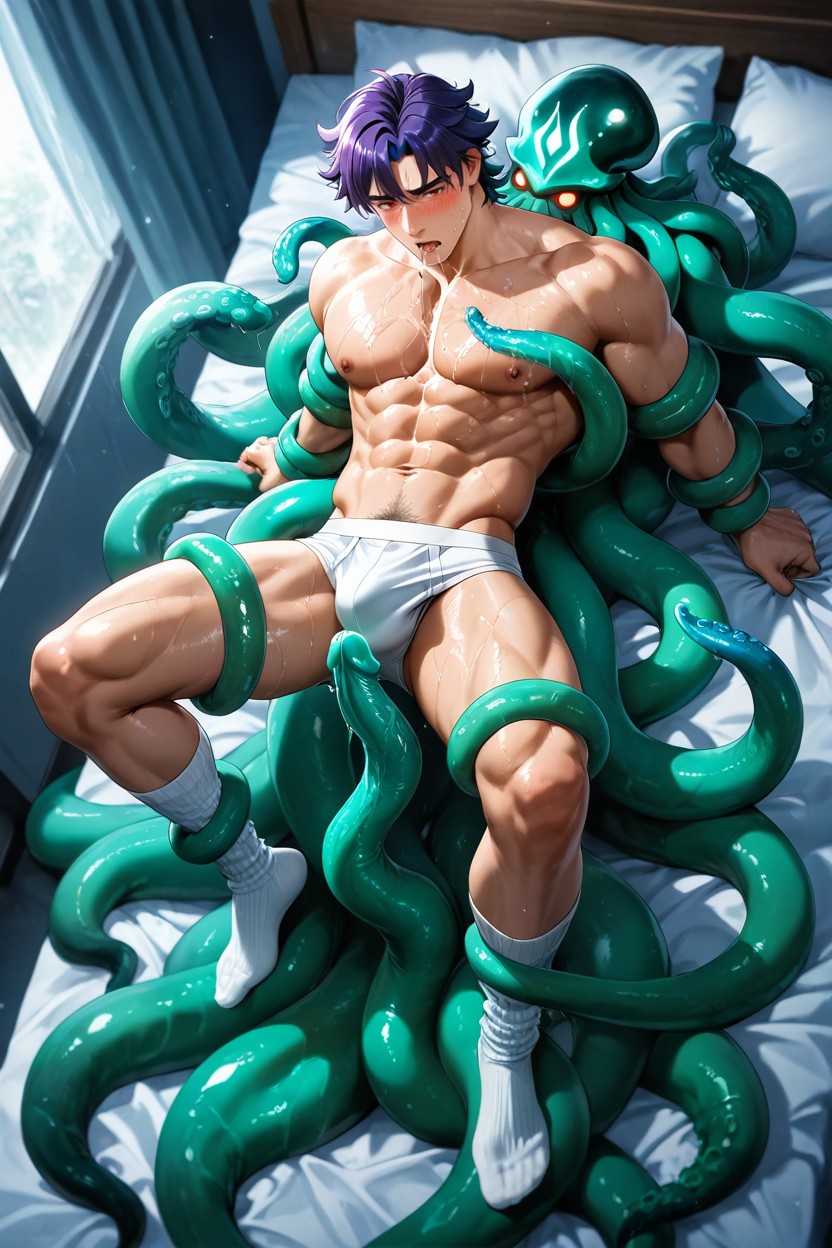 Laying On Bed, Durin Sucking Hard Green Cock, Suspended In The Air AI同性恋黄片