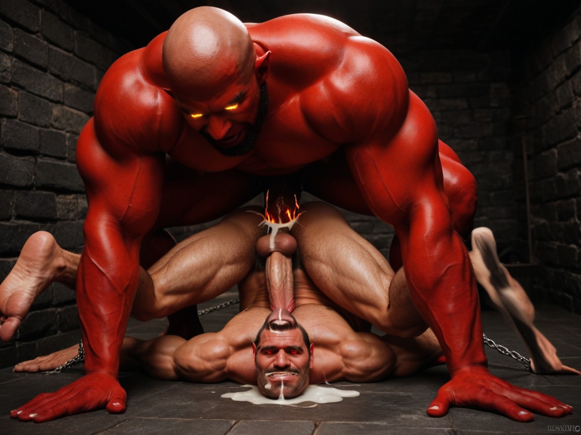 Gaping Hole, Aggressive Anal Pounding, Fit AI Gay Porn
