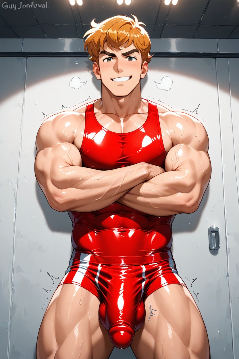 Form-fitting, Horny, Body Twitching Porno IA Gay