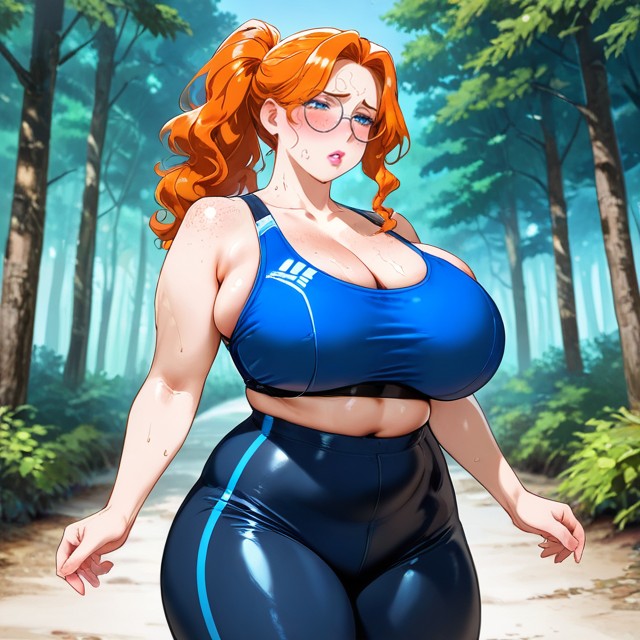 Bright Red Cheeks, Round Glasses, Milf AI同性恋黄片