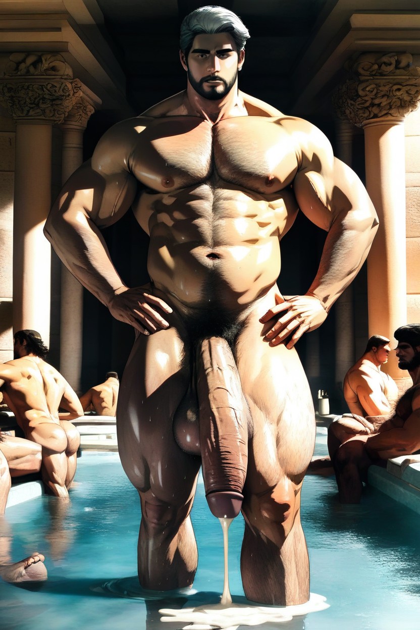 瀏海, Ancient Greek Bathhouse, Gigantic Uncut Dick AI同性戀黃片