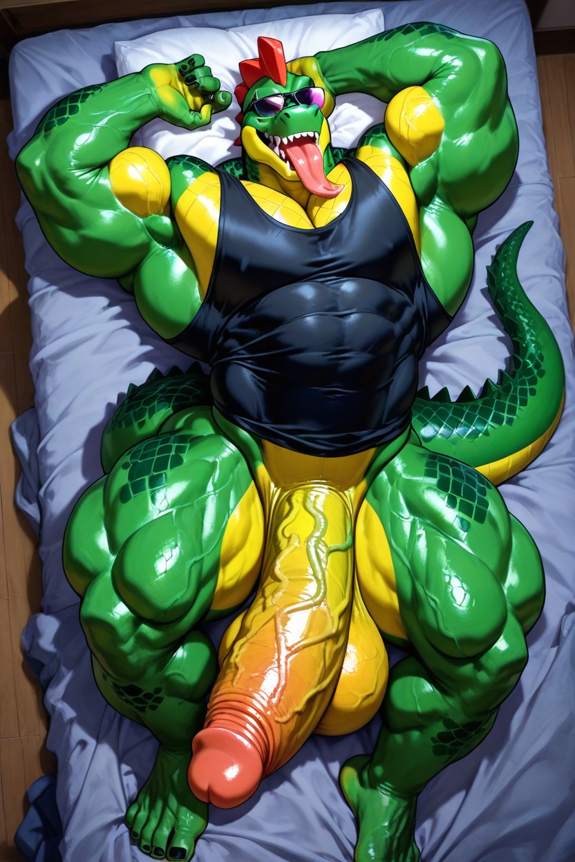 Detailed Face, Arched Back, Detailed Scales AI Gay Porn