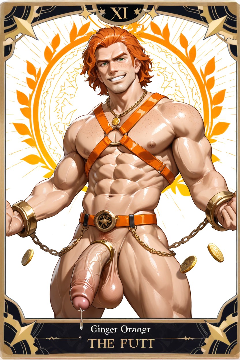 18+, Gold Bracelets, Hot Fit Guy AI Gay Porn