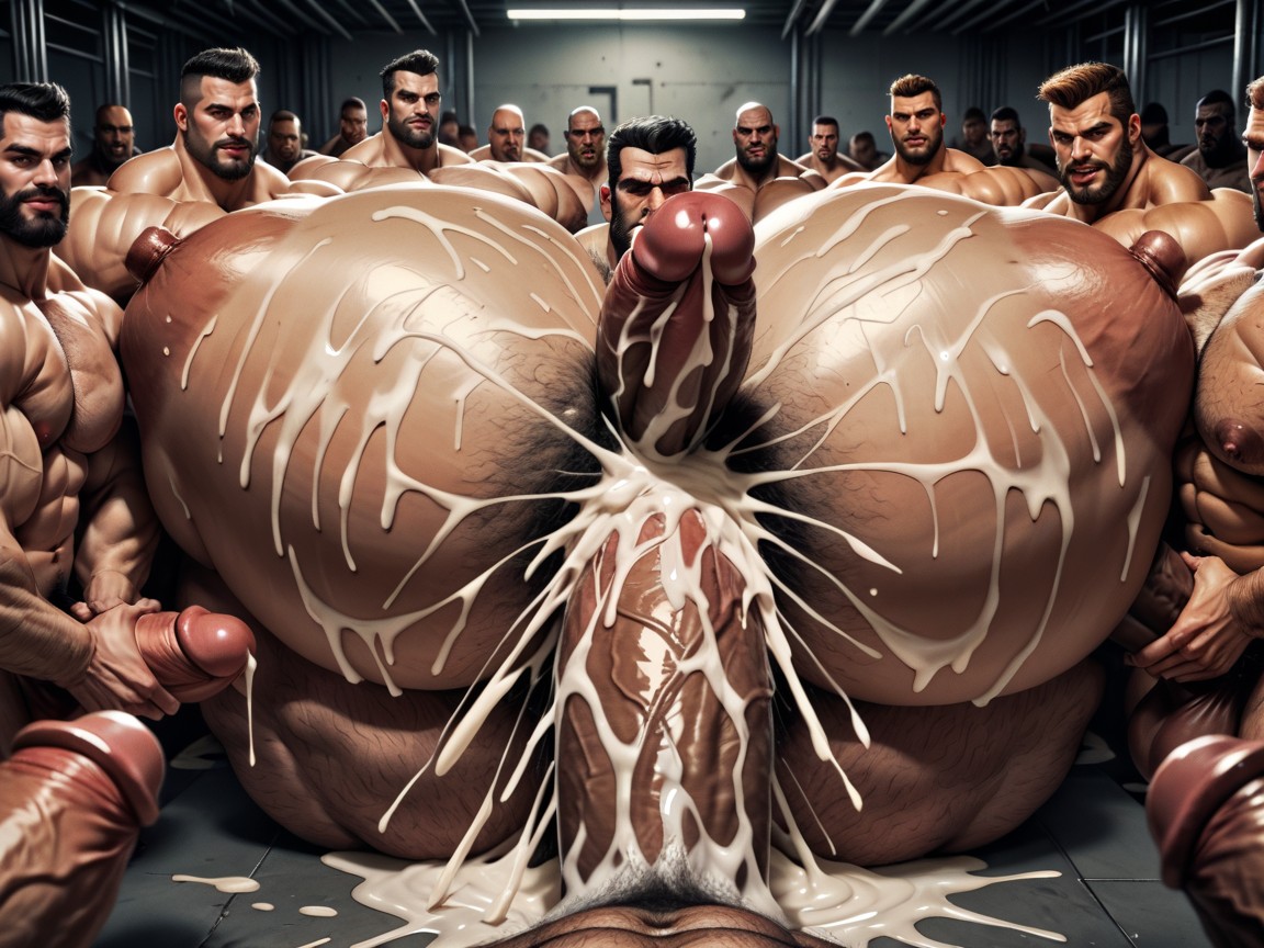 Top Down, Big Pecs, 25+ AI Gay Porn