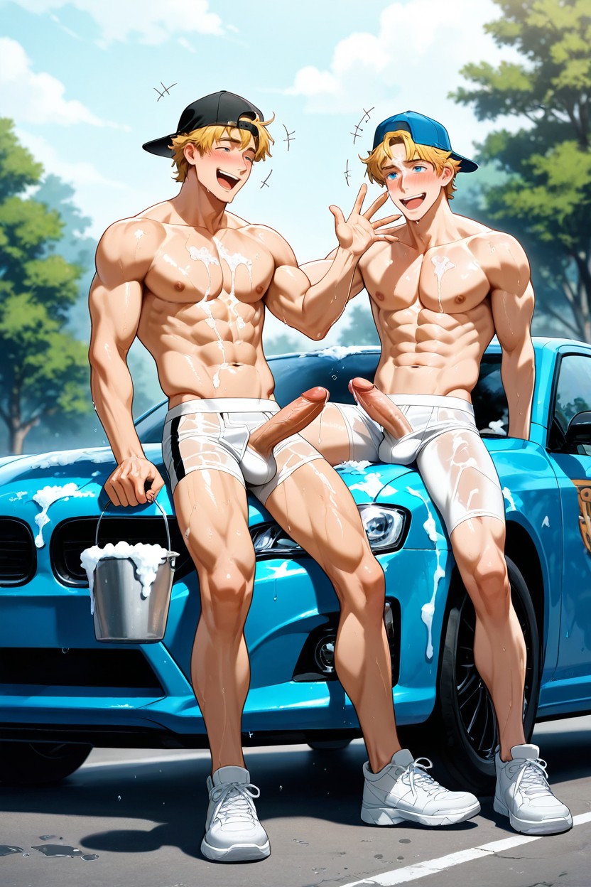 Yo, Horny, Backwards Cap AI Gay Porn