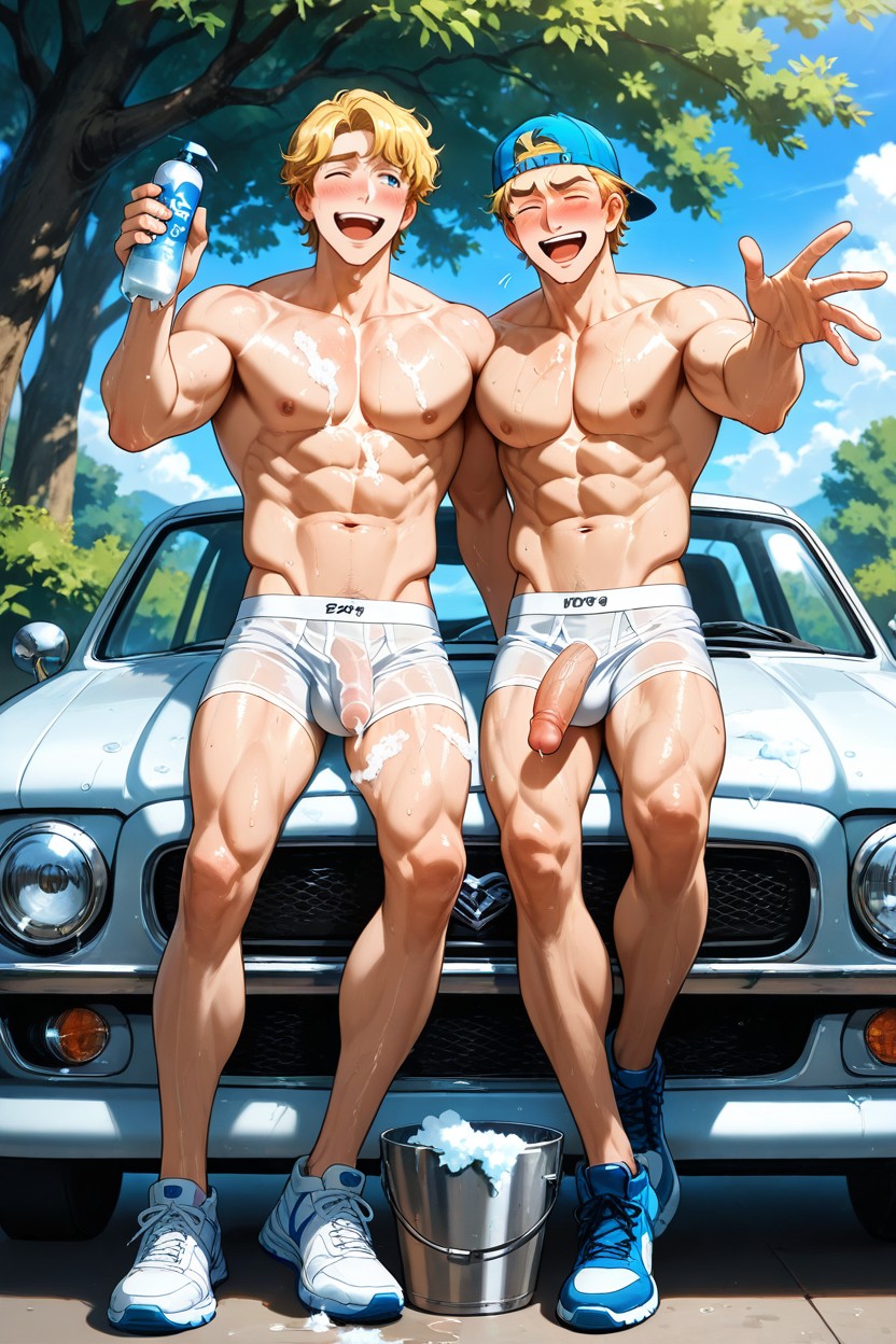Looking At Each Other, Laughing, Sexy AI同性戀黃片