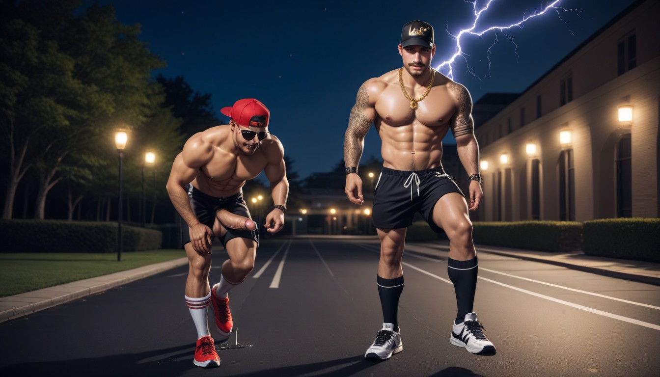 Large, 20+, Sport Sunglasses AI Gay Porn