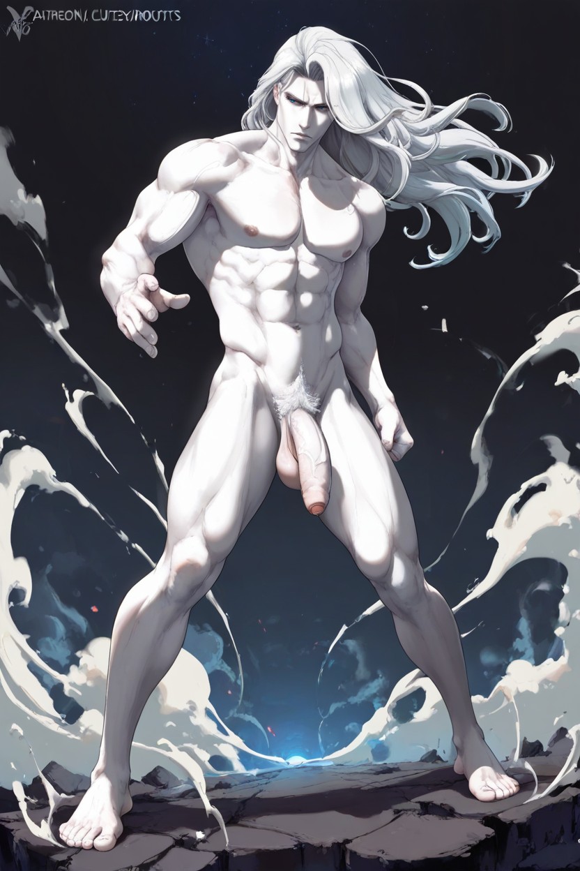 Front View, Naked, Fighting AI Gay Porn