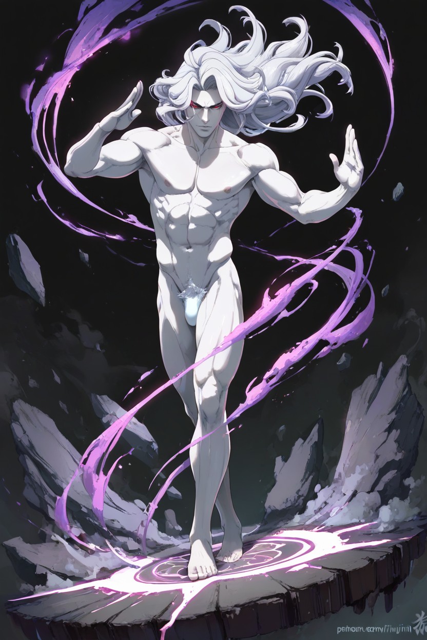 Glowing Sigils, Sygils, Pale Skin AI Gay Porn