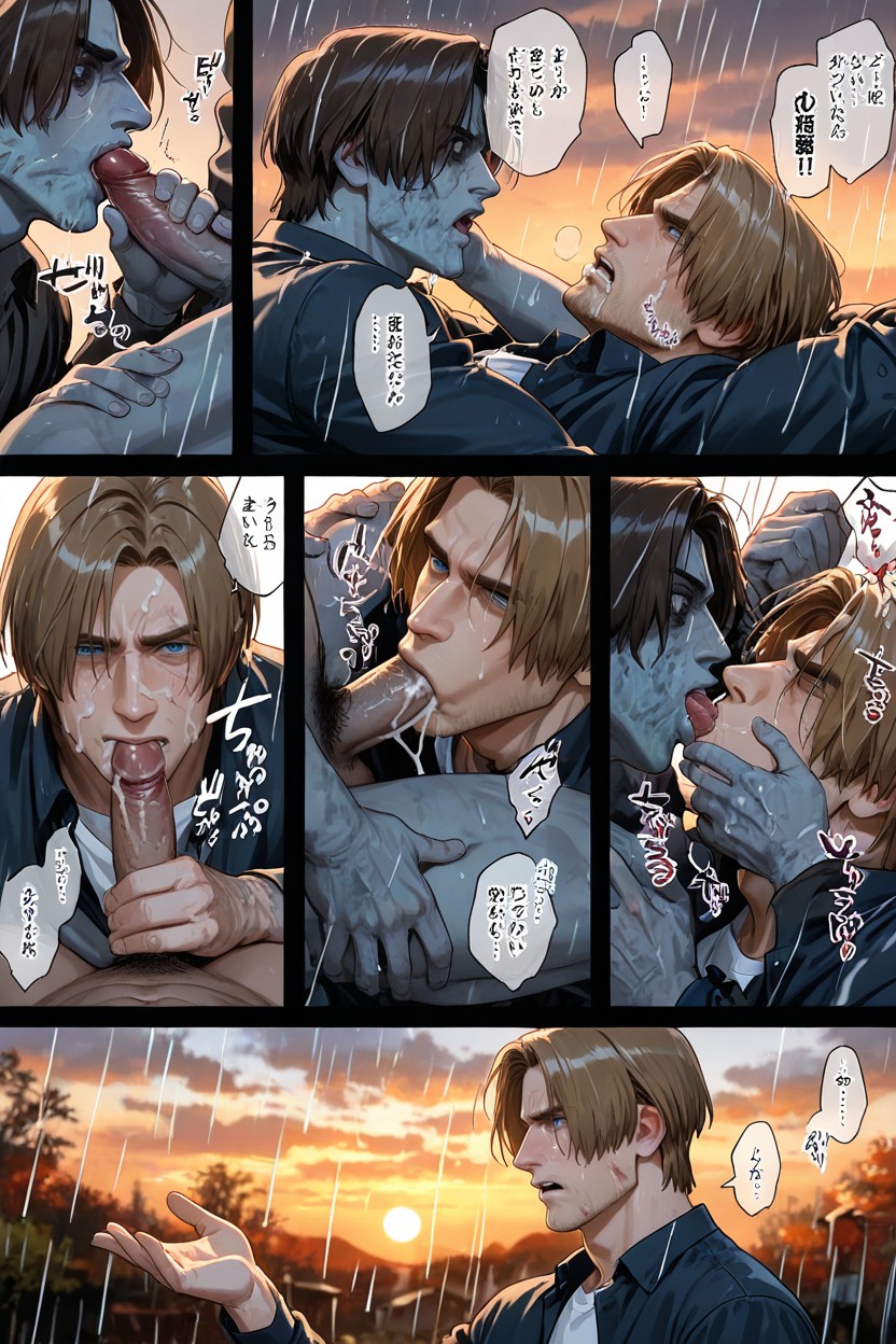 Sex Comic, Fucked By Zombies, Cloudy AI Gay Porn