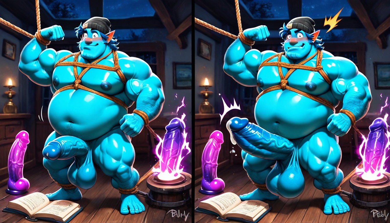 Disney Style, Pointy Ears, Bara Pecs Porno IA Gay