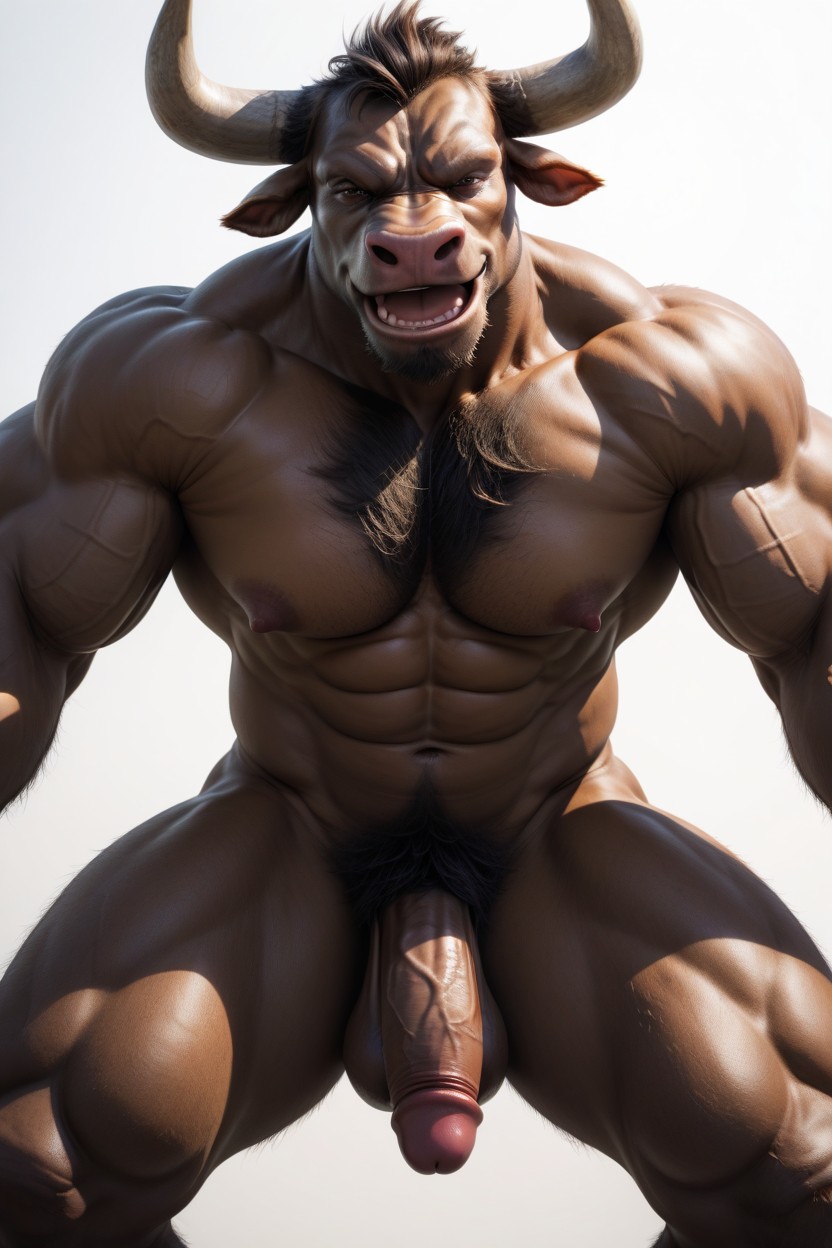 Small, Abdominal Bulge, Pubic Hair AI Gay Porn