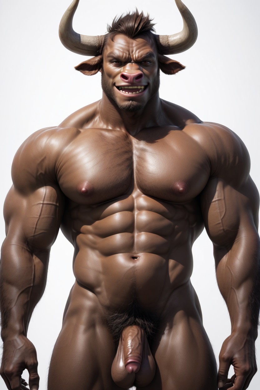 18+, Minotaur, Smug Expression AI Gay Porn