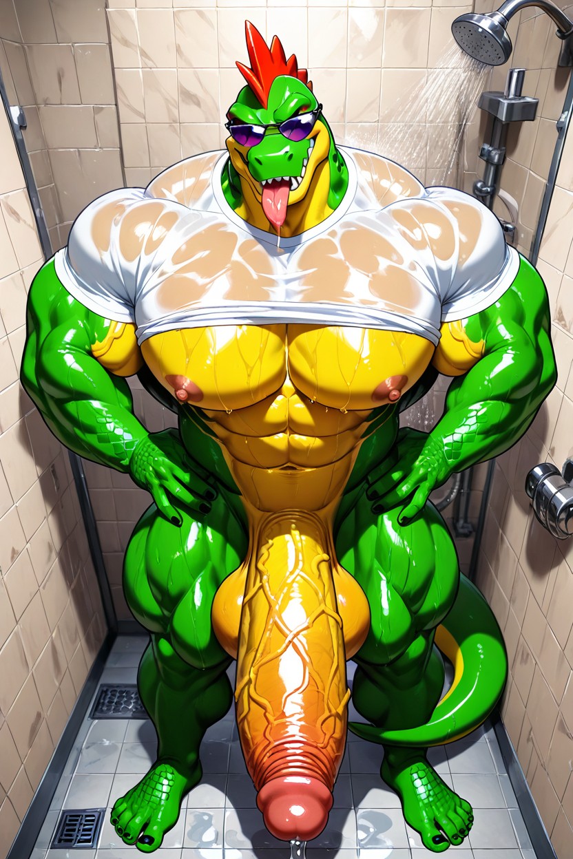 Gay, Gigantic Penis, Detailed Tail AI Gay Porn