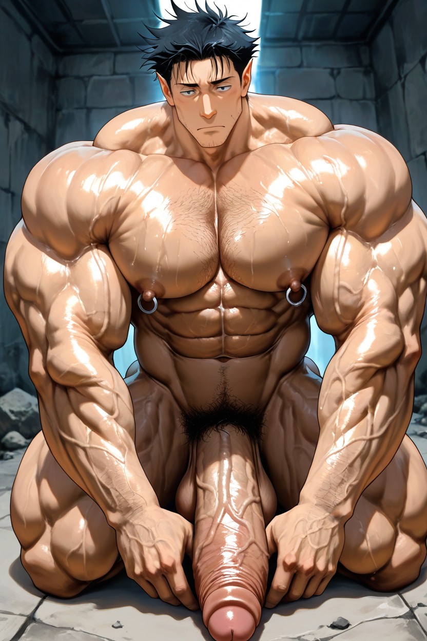Bubble Butt, Gigantic Long Penis, Toji Fushiguro From Jujutsu Kaisen AI Gay Porn