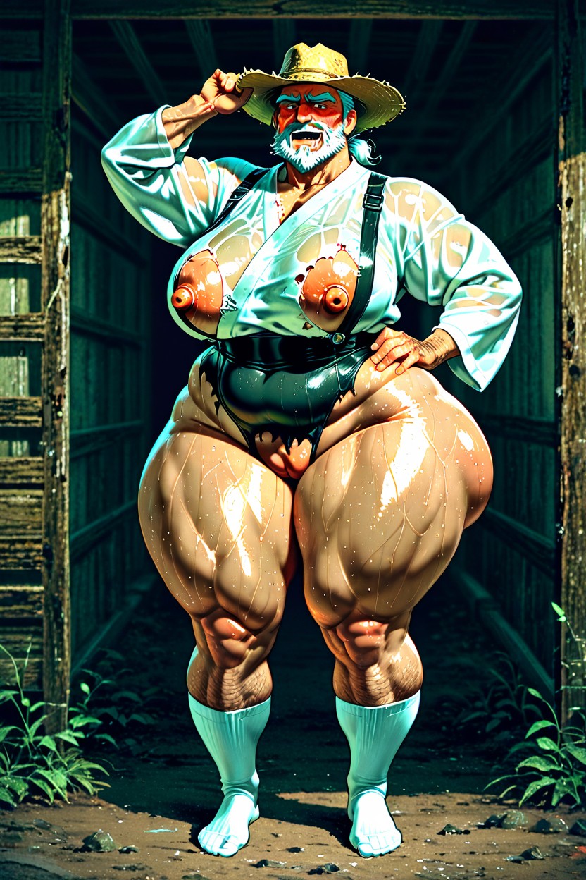 Model, In Heat, Giant Ass AI Gay Porn