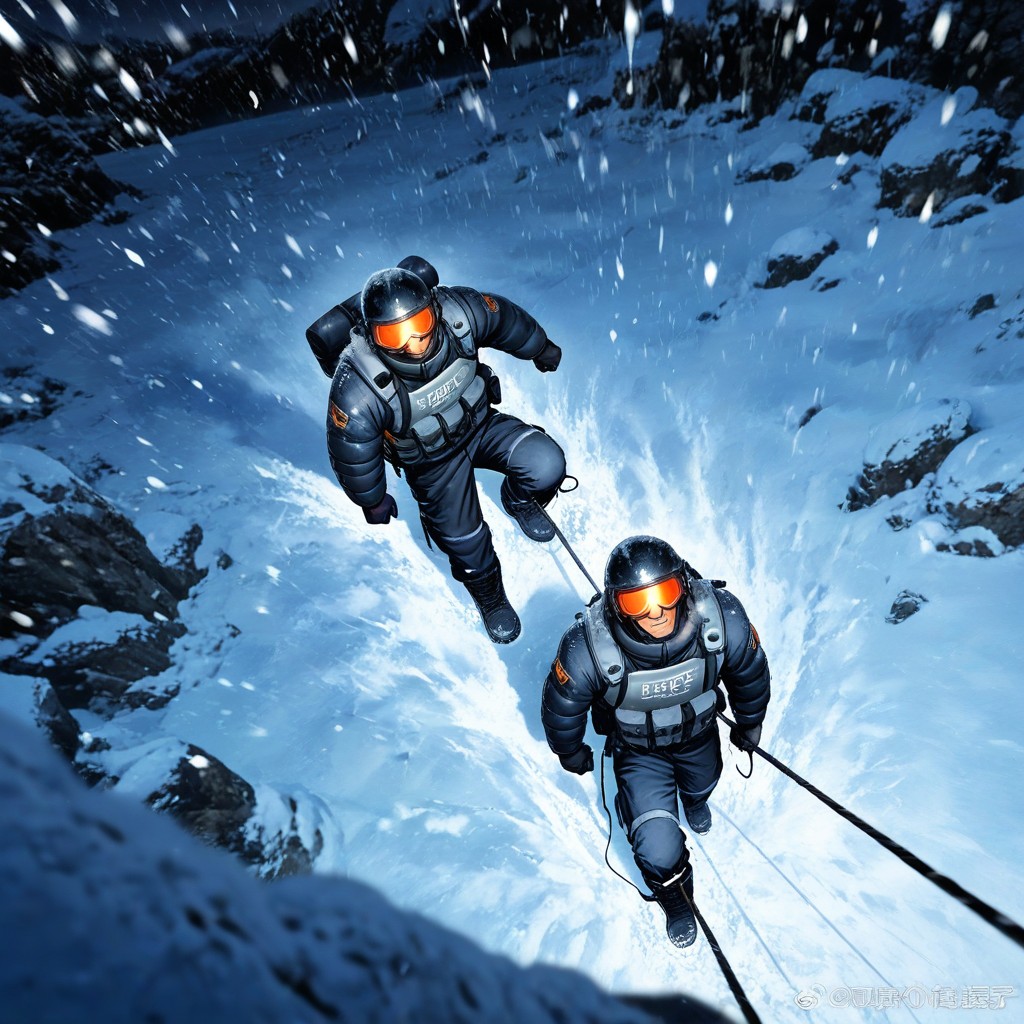 Snow Accumulating On Every Surface, Extreme Weather Survival Situation, Snowstorm AI Gay Porn