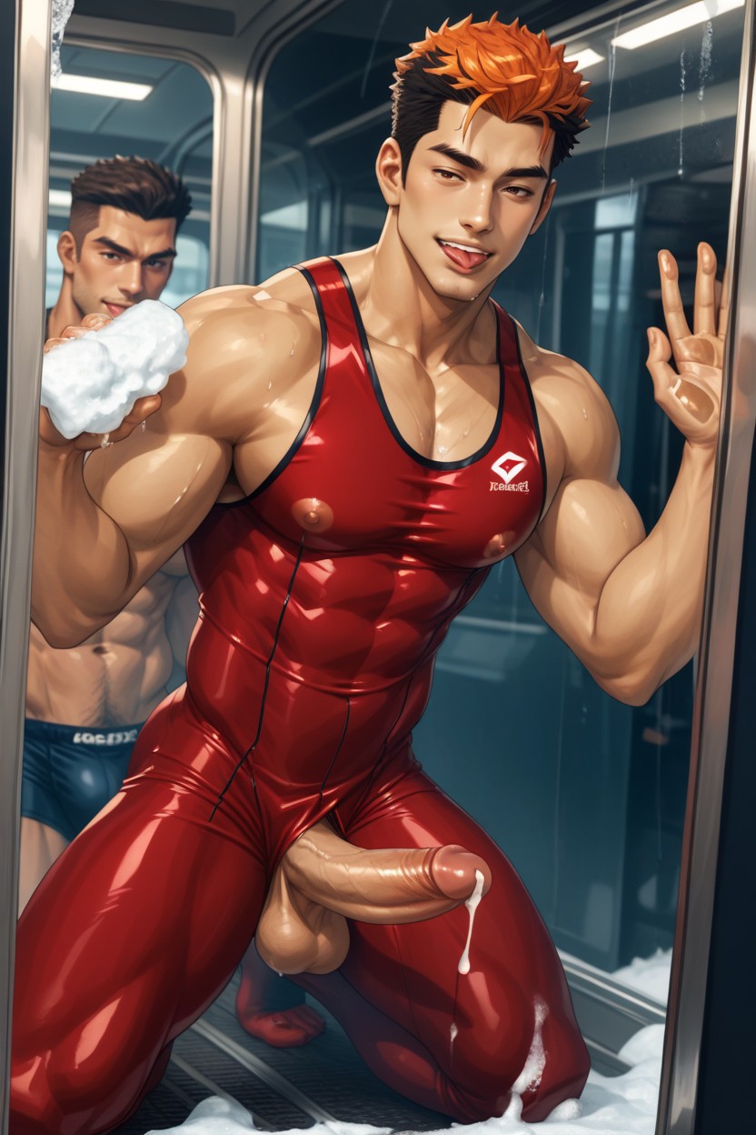 Rubbing Balls On Glass, Balls Pressed Against Glass, Tan Skin Porno gay IA