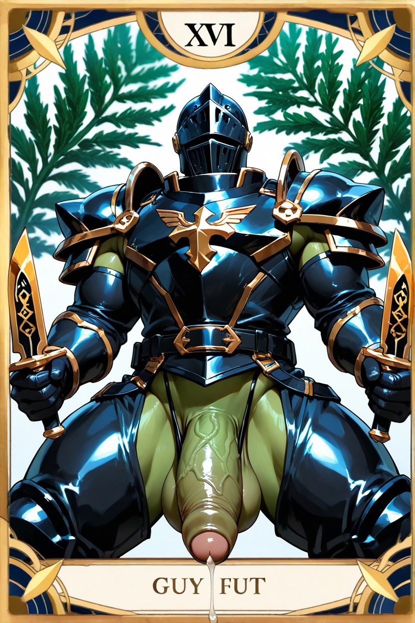 Hot Fit Guy, Tarot Card, 18+ AI Gay Porn